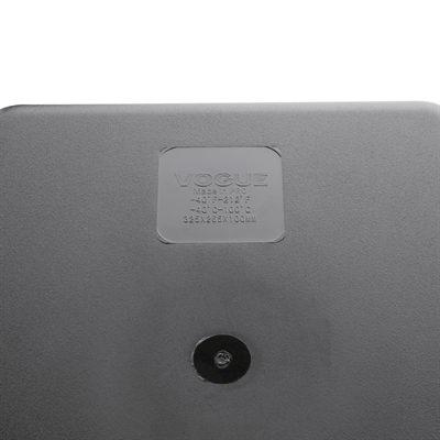 Vogue ABS Gastronorm Tray Black GN 1/2 100mm - Image 5