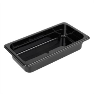 Vogue ABS Gastronorm Tray Black GN 1/3 65mm
