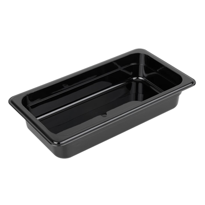 Vogue ABS Gastronorm Tray Black GN 1/3 65mm