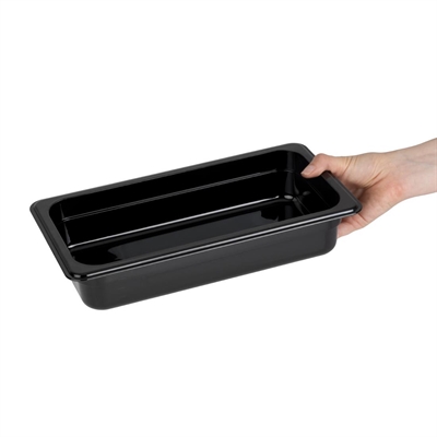 Vogue ABS Gastronorm Tray Black GN 1/3 65mm - Image 9