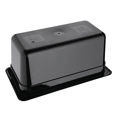 Vogue ABS Gastronorm Tray Black GN 1/3 150mm - Image 4
