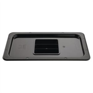 Vogue ABS Gastronorm Lid Black GN 1/3