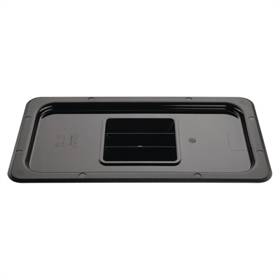 Vogue ABS Gastronorm Lid Black GN 1/3